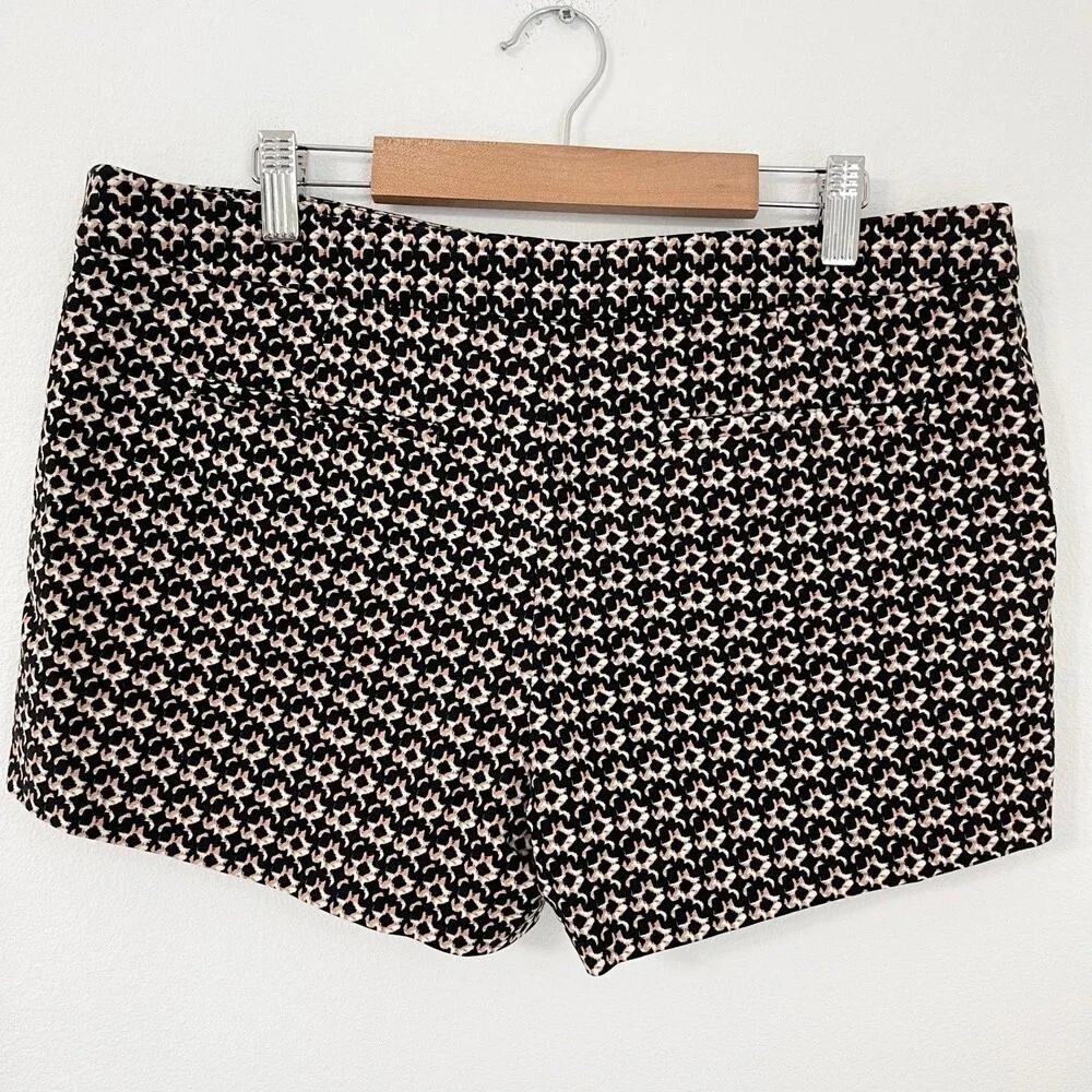 Cynthia Rowley womens geo pattern chino shorts size 10
